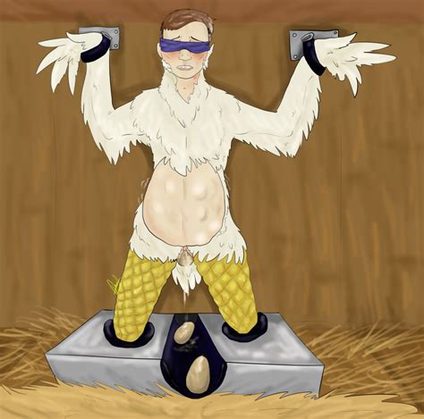 Rule 34 Anthro Anthrofied Avian Bird Blindfold Chicken Egg Egg Laying