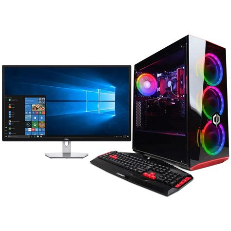 Cyberpowerpc Gamer Xtreme Vr Gaming Pc With 32 Dell 2k Qhd Monitor