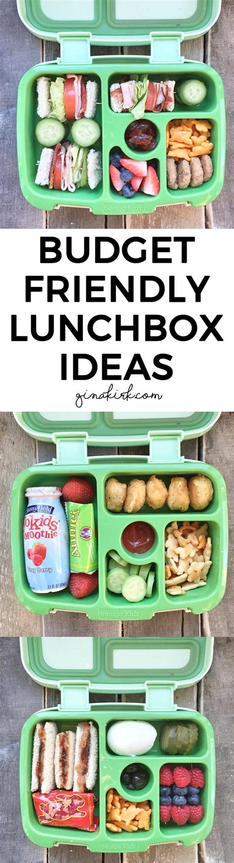 Budget Friendly Lunch Ideas Easy Bento Box For Kids Frugal Meal