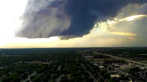 Images Of The Storm That Caused A Tornado Warning Over