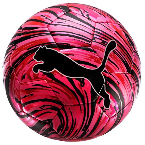 Kids Puma Shock Soccer Ball Luminous Pink And Black Soccerpro