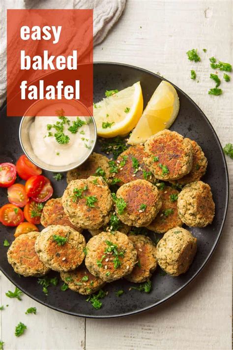 Easy Baked Falafel Connoisseurus Veg
