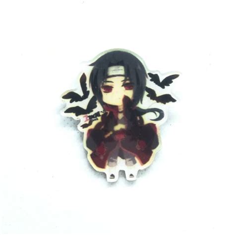 Itachi Uchiha Akatsuki Naruto Shippuden Anime Pin Acrylic 15 Charm