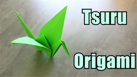 Como Fazer Um Tsuru Crane Origami Youtube