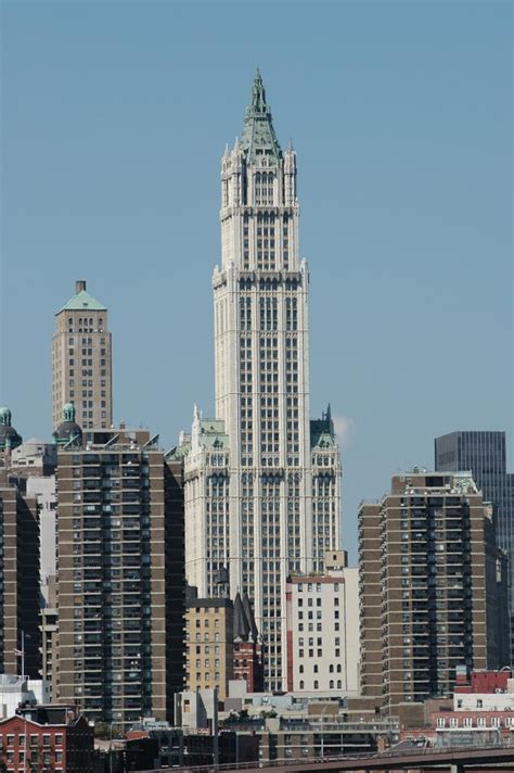 Woolworth Building W Nowym Jorku Usa Najwyższy Budynek świata W