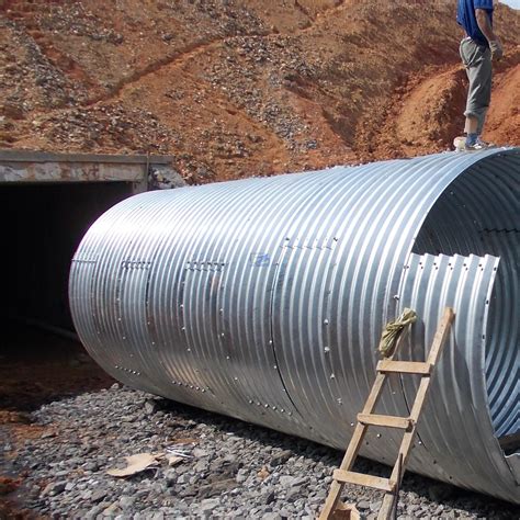 Supply Corrugated Steel Culvert Pipe To Tanzania China