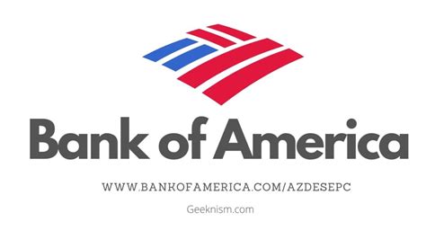 No need to wander anywhere. BANK OF AMERICA COM AZDESEPC - AZ DES Electronic Payment Card - silicon-insider.com