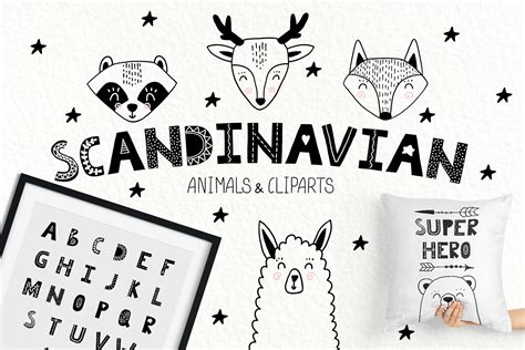 Scandinavian Animals And Cliparts On Behance