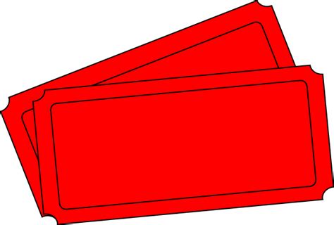 Blank Ticket Template Clipart Clipart Best