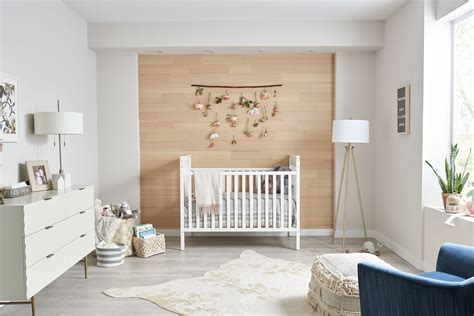 6 Adorable Nursery Designs Featuring Wood Walls