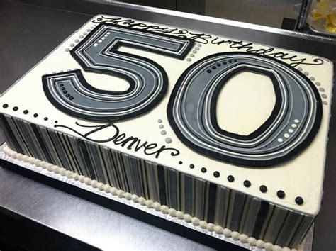 50th Birthday Sheet Cake White Flower Cake Shoppe Birthday Sheet Cakes 50th Birthday Cakes