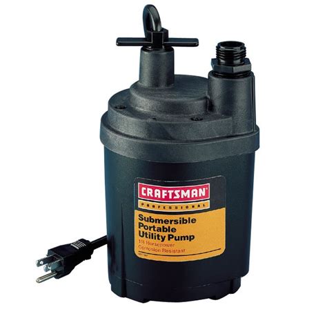 Craftsman Professional 2655 14 Hp Submersible Utility Pump Sears