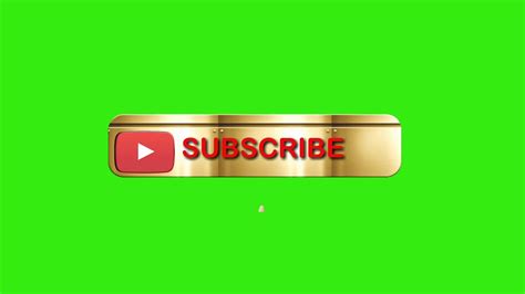 Subscribe Button Gold 1 Youtube