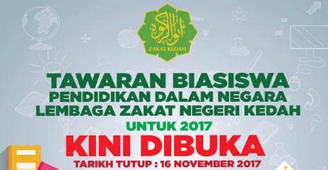 Lembaga zakat negeri kedah 348 views. Biasiswa Pendididkan Lembaga Zakat Negeri Kedah Darul Aman ...