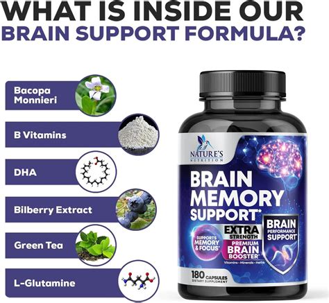 Brain Supplement Brain Booster To Support Focus Provide Memory