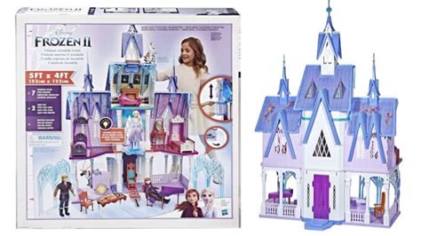 Big Castle Disney Frozen 2 Castle Dollhouse For Toys 🌈 Where To Buy