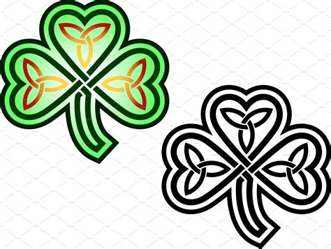 Trinity Shamrock Celtic Shamrock Irish Colors Shamrock