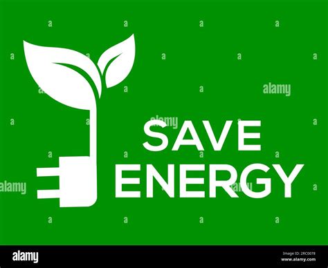 Save Energy Vector Logo Green Background Save Energy Logo Or Icon