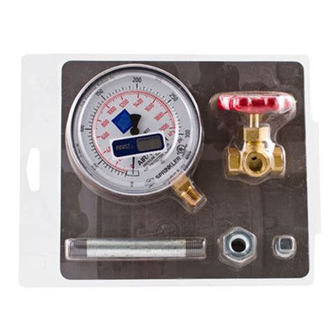 Fire Sprinkler Pressure Gauge Kit Air