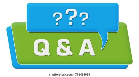 Q Questions Answers Concept Image Text Stock Illustration 796453954