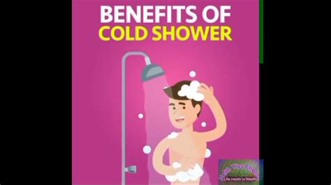 benefit cold shower health tips english youtube