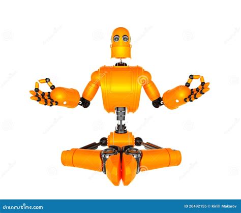 Orange Robot Stock Photo 1418142