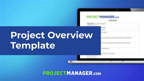 Project Overview Template - ProjectManager.com