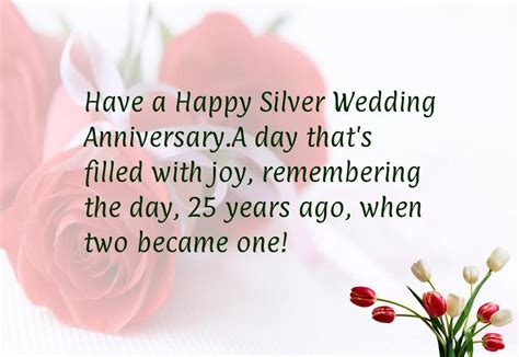 25th Wedding Anniversary Quotes Happy Quotesgram