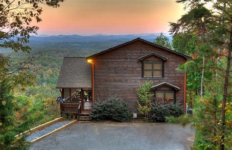 The View Cabin Rental In Blue Ridge Ga With Mountain View Game Room