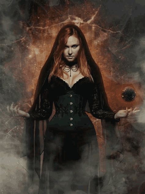 Elliered Witch  Elliered Witch Red Head Discover And Share S In 2022 Gothic Fantasy