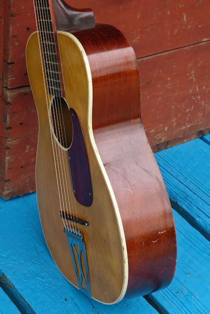 1960s Harmony H927 Stella Tailpiece Parlor Guitar