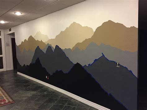 Diy Mountain Mural