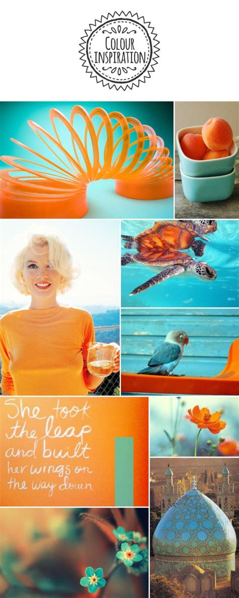 Summer Patio Turquoise And Orange Turquoise Color Combinations Color