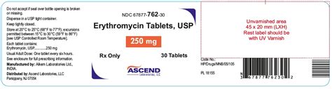 Erythromycin Tablet Film Coated