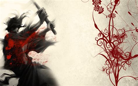 Download Samurai Red Wallpaper 1440x900 Wallpoper 286493