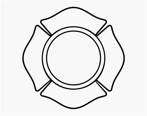 Fire Department Badge Template Hd Png Download Kindpng