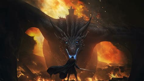3840x2160 Jon Snow Vs Night King Dragon 4k Wallpaper Hd Tv Series 4k