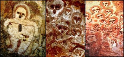 8 пещерни рисунки които изобразяват извънземни Cave Paintings