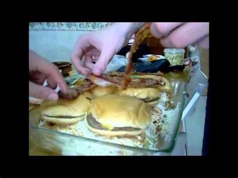 Cómo jugar hamburguesas de pizza: Cocina épica: Lasaña de Hamburguesas de Mcdonald's - YouTube