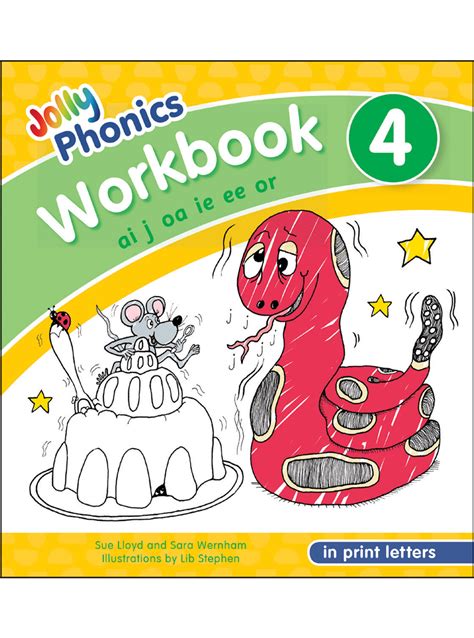 Jolly Phonics Workbook 4 In Print Letters — Jolly Phonics