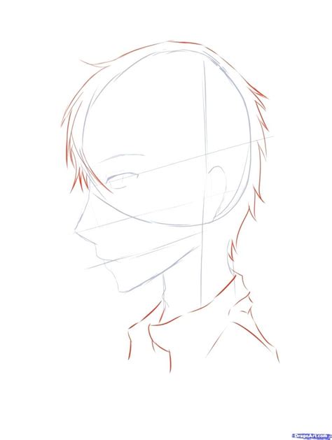How To Draw Anime Boy Body Side View How To Draw A Anime Boy Easy An