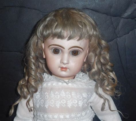 Beautiful Antique Blonde Mohair Doll Wig