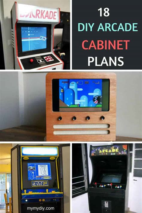 19 Fantastic Diy Arcade Cabinet Plans List Mymydiy Inspiring Diy