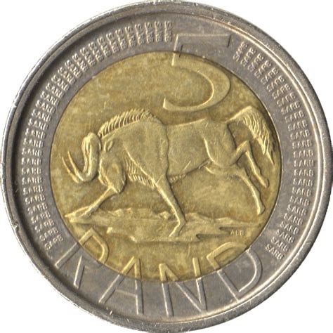 5 Rand Afrika Dzonga South Africa South Africa Numista