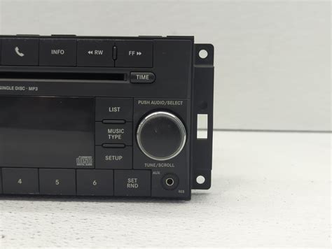 2010 Dodge Challenger Radio Am Fm Cd Player Receiver Replacement Pn
