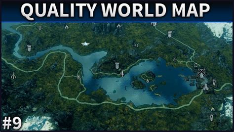 Skyrim Mod Spotlight 9 A Quality World Map With Roads Youtube