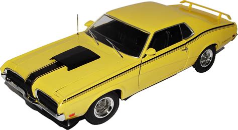 Welly Ford Mercury Cougar 1970 Coupe Gelb Eliminator 118 Modellauto