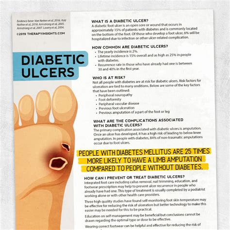 Diabetic Ulcers What To Expect Adult And Pediatric Printable