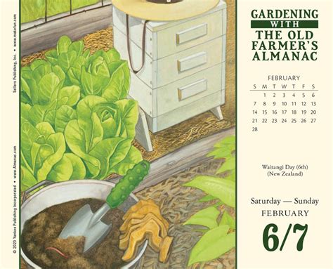 Farmers Almanac Calendar Gardening Customize And Print