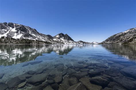 Duck Lake Sierra Nevada Mountains California Stock Photo Image Of